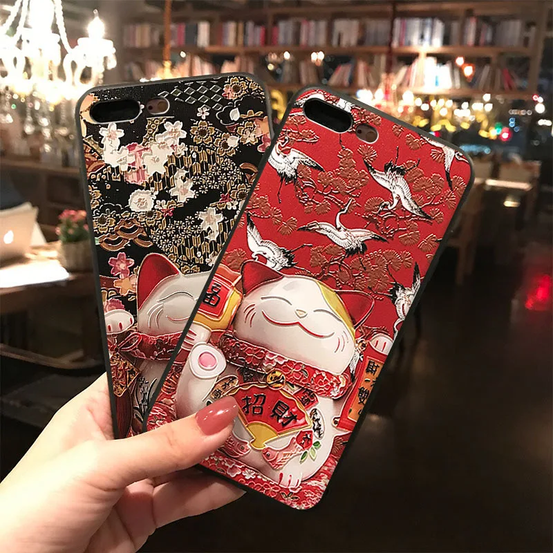 MKS 3D relief fish crane fortune cat maneki neko wealth and health soft silicon case For Samsung Galaxy Note 8 N9500 Note9
MKS 3D relief fish crane fortune cat maneki neko wealth and health soft silicon case For Samsung Galaxy Note 8 N9500 Note9