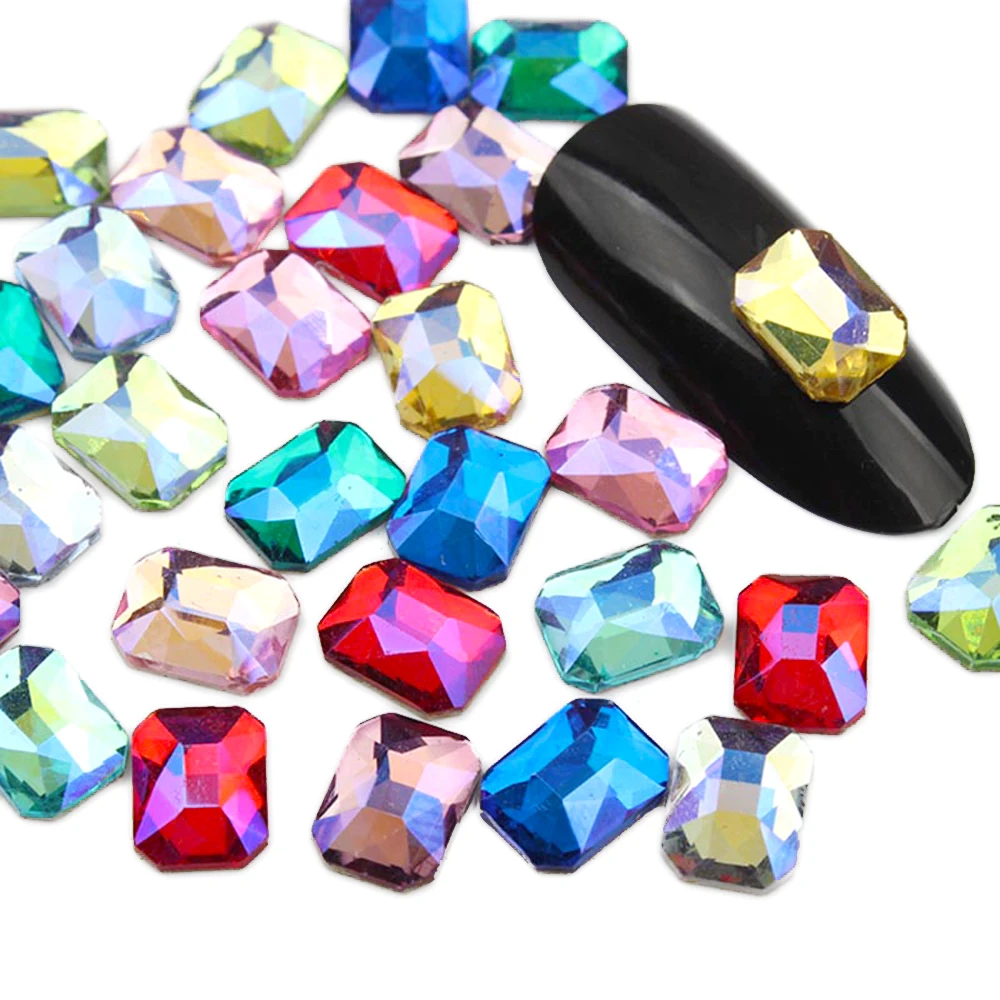 New arrive Crystal AB Nail Glitter Rhinestones Glass Flat Back 3D Diamond 6X8mm Re-Octagon Nail Art Decorations
New arrive Crystal AB Nail Glitter Rhinestones Glass Flat Back 3D Diamond 6X8mm Re-Octagon Nail Art Decorations