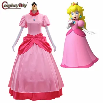 Cosplaydiy Game Super Mario Brothers Cosplay Princess Peach Ball Gown Dress Halloween Party Costume Fancy Dress Pink Custom Made
Cosplaydiy Game Super Mario Brothers Cosplay Princess Peach Ball Gown Dress Halloween Party Costume Fancy Dress Pink Custom Made