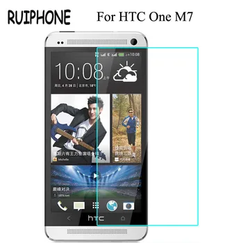 

For HTC One M7 Tempered Glass Original 9H 2.5D Protective Film M 7 801S 801E 801N 801D 802T 802D 802W Dual Sim Screen Protector