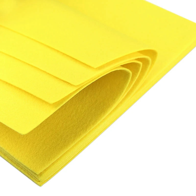 Thick Felts 30X30CM Solid Yellow Color 2MM Nonwoven For Home Decor DIY Craft Kindergarten Manual Work Pure Color Fabric 10 Sheet
Thick Felts 30X30CM Solid Yellow Color 2MM Nonwoven For Home Decor DIY Craft Kindergarten Manual Work Pure Color Fabric 10 Sheet
