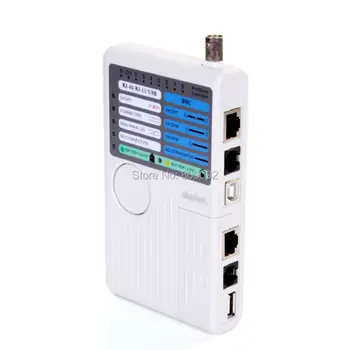 Multifunction 4 in 1 Remote RJ11 RJ45 USB BNC LAN Network Phone Cable Cat5 Cat6 Tester Meter
Multifunction 4 in 1 Remote RJ11 RJ45 USB BNC LAN Network Phone Cable Cat5 Cat6 Tester Meter