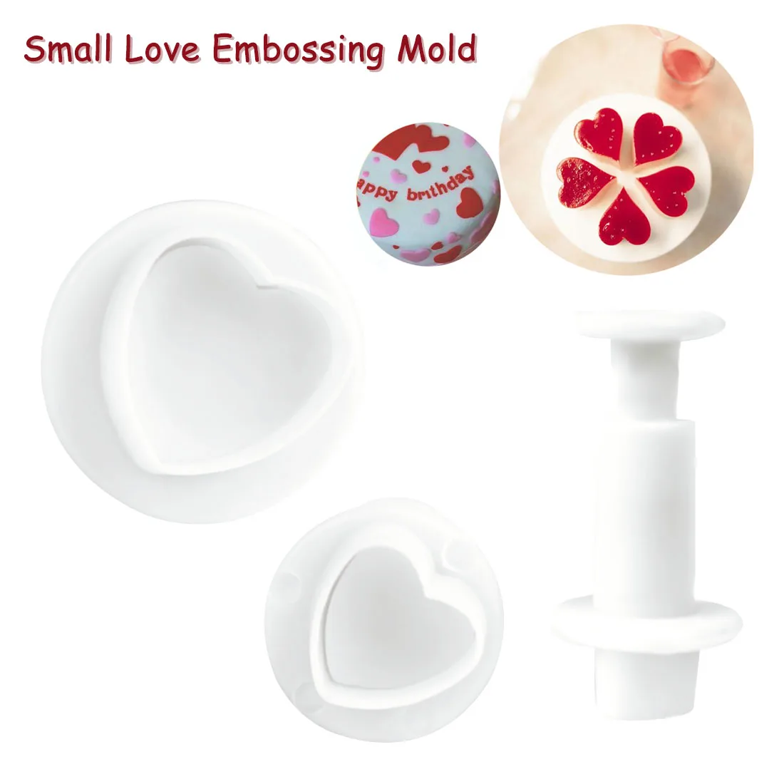 3Pcs/Set Love Heart Cake Sugar Sugarcraft Plunger Cookie Cutter Diy Mold Christmas Cake Decorating Tools For Cooking
3Pcs/Set Love Heart Cake Sugar Sugarcraft Plunger Cookie Cutter Diy Mold Christmas Cake Decorating Tools For Cooking
