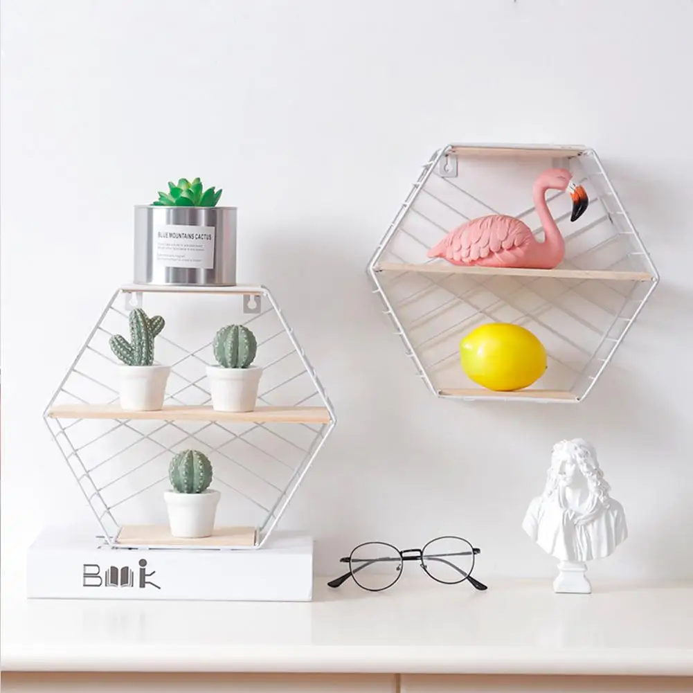 Nordic Hexagon Shelf Metal Wooden Wall Hanging Rack Simple Strip Holder Home Wall Decoration Storage Organizer Table Rack
Nordic Hexagon Shelf Metal Wooden Wall Hanging Rack Simple Strip Holder Home Wall Decoration Storage Organizer Table Rack
