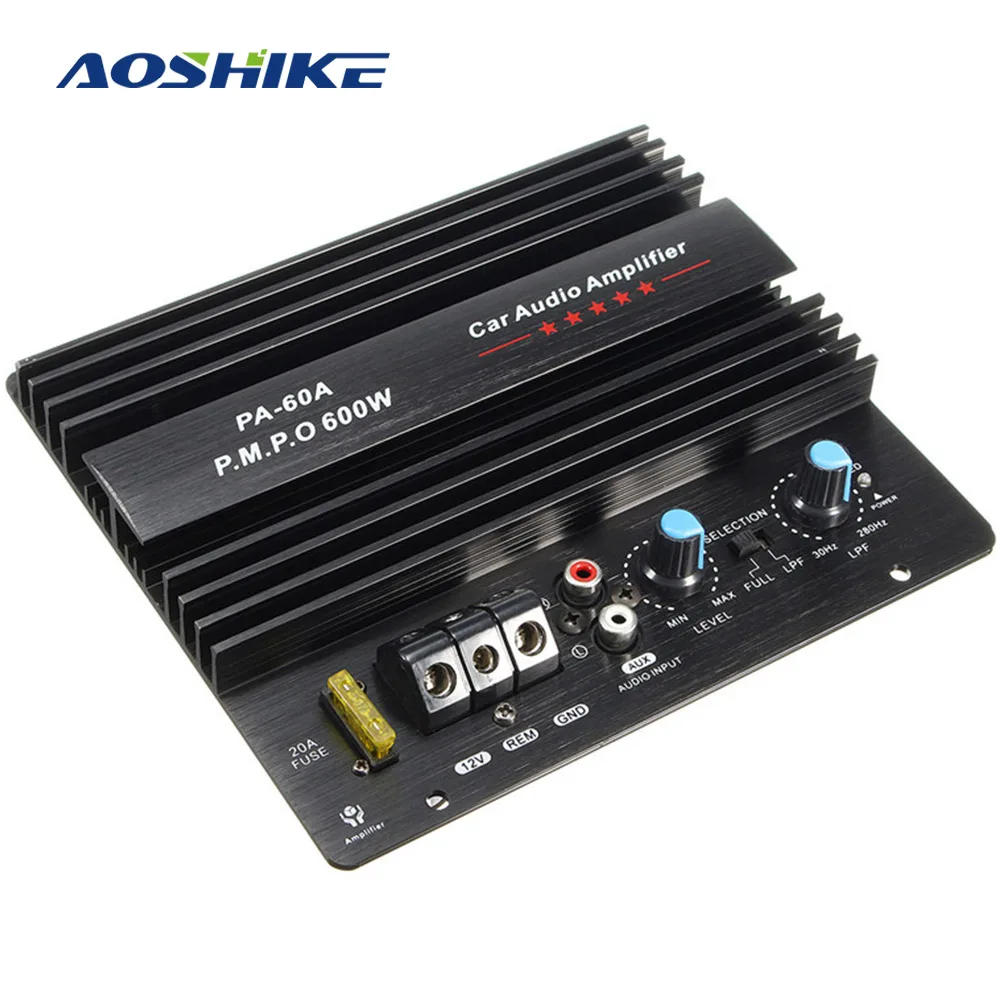 AOSHIKE 12V 600W Car Amplifier Board Subwoofer Circuit Module Car Amplifiers Automobile Power Amplifier Music Vehicle Premium
AOSHIKE 12V 600W Car Amplifier Board Subwoofer Circuit Module Car Amplifiers Automobile Power Amplifier Music Vehicle Premium