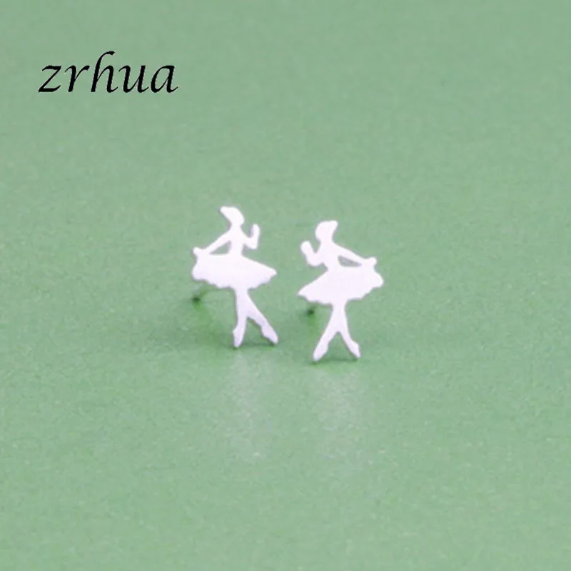 ZRHUA Dancing Girls Design Romantic Jewelry 925 Sterling Silver Simple Stud Earrings For Women Elegant Wedding Jewelry Hot Sale
ZRHUA Dancing Girls Design Romantic Jewelry 925 Sterling Silver Simple Stud Earrings For Women Elegant Wedding Jewelry Hot Sale