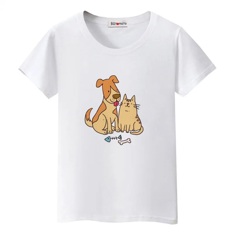 BGtomato cat and dog printing tshirt friends tops lovely annimal t shirt women summer tshirt women casual clothes harajuku shirt
BGtomato cat and dog printing tshirt friends tops lovely annimal t shirt women summer tshirt women casual clothes harajuku shirt