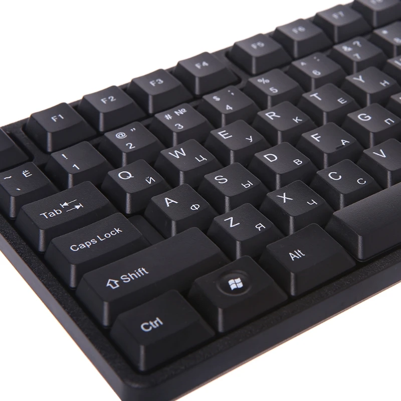 Russian/Arabic/Spanish/French/ English Silent Keyboard Waterproof Office Keyboard for Windows Computer
Russian/Arabic/Spanish/French/ English Silent Keyboard Waterproof Office Keyboard for Windows Computer
