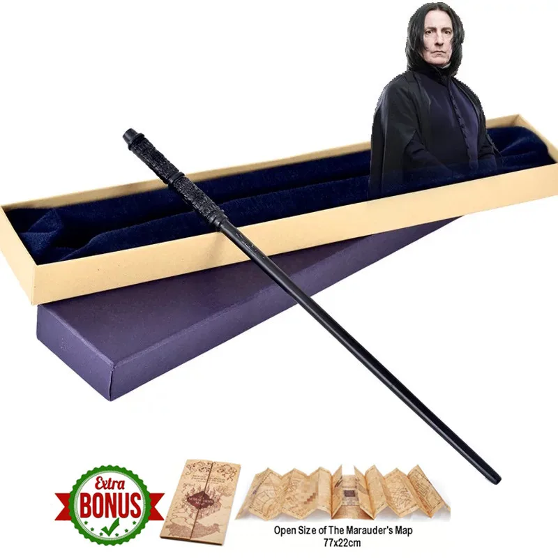 32cm Professor Severus Magic Wand Harri Potter Metal Core Wands Gift Box Packing Halloween Christmas Hogwarts Students Gift
32cm Professor Severus Magic Wand Harri Potter Metal Core Wands Gift Box Packing Halloween Christmas Hogwarts Students Gift