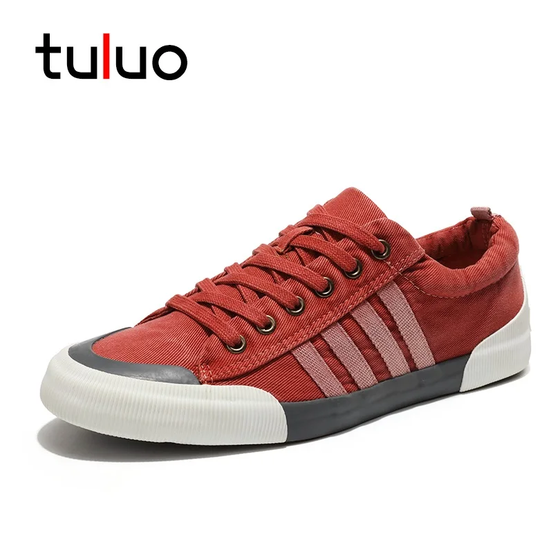 TULUO Canvas Shoes Men Casual 2018 Summer Autumn Male Breathable Shoes Mens Lace-up Fashion Flat Shoes Tenis Masculino Adulto
TULUO Canvas Shoes Men Casual 2018 Summer Autumn Male Breathable Shoes Mens Lace-up Fashion Flat Shoes Tenis Masculino Adulto