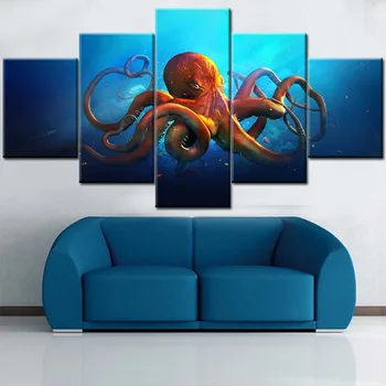 5 Pieces Poster Wall Art Canvas Painting Nordic Wall Pictures for Living Room Decoration Picture No Frame Art Print Octopus
5 Pieces Poster Wall Art Canvas Painting Nordic Wall Pictures for Living Room Decoration Picture No Frame Art Print Octopus
