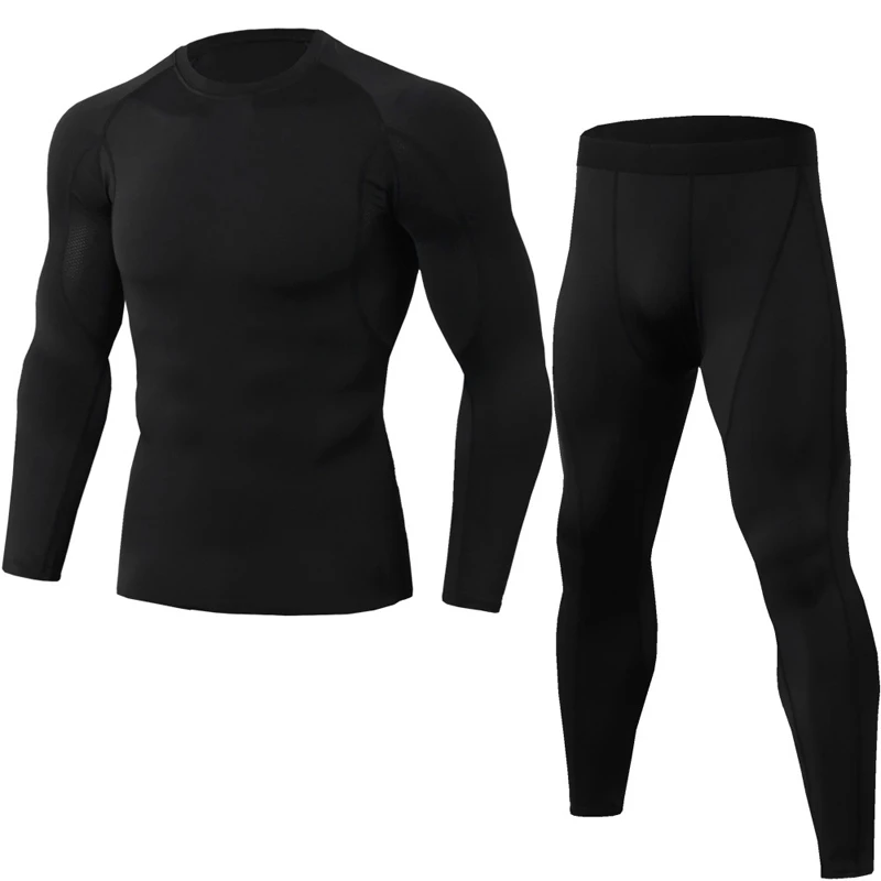 Quick-dry Jogging Suits For Men Workout Clothes Gym Compression Set Two-Piece Sportwear For Man Running Long Sleeve Rashgard
Quick-dry Jogging Suits For Men Workout Clothes Gym Compression Set Two-Piece Sportwear For Man Running Long Sleeve Rashgard