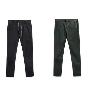 Mens Casual Pants 2019 Early Spring Straight Cotton Trousers Wild Tie With Pocket Narrow Feet Pants Mid-waist For Work Travel
Mens Casual Pants 2019 Early Spring Straight Cotton Trousers Wild Tie With Pocket Narrow Feet Pants Mid-waist For Work Travel