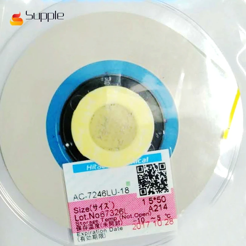 Supple For Hitachi ACF AC-7246LU-18 LCD Screen TAB Repair Tape (original) Anisotropic Conduction Film for Phone FPC Flex
Supple For Hitachi ACF AC-7246LU-18 LCD Screen TAB Repair Tape (original) Anisotropic Conduction Film for Phone FPC Flex