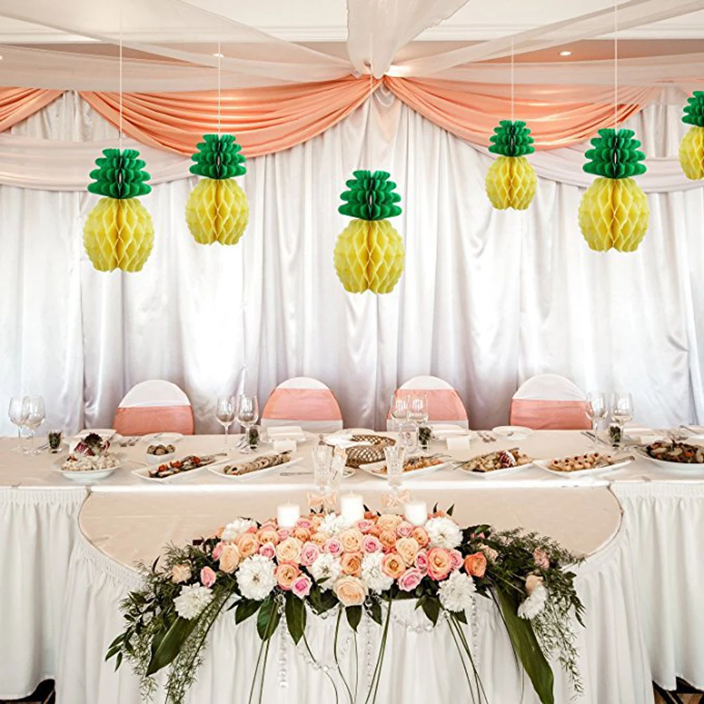 1pcs Decoration Birthday Party Favors Event Supplies Paper Pineapple Tissue Honeycomb Centerpieces Table Luau Hawaiian Hanging
1pcs Decoration Birthday Party Favors Event Supplies Paper Pineapple Tissue Honeycomb Centerpieces Table Luau Hawaiian Hanging