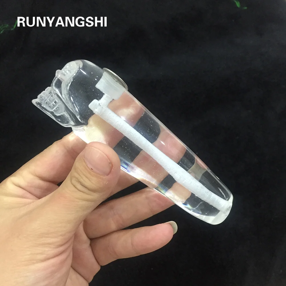 Artificial Quartz Crystal Stone White Smelting Pipe Smoking Tube carving crystal skull head healing crystal pipe
Artificial Quartz Crystal Stone White Smelting Pipe Smoking Tube carving crystal skull head healing crystal pipe