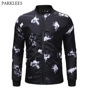 Fashion White Fog Print Baseball Jacket Men 2018 Brand New Slim Fit Mens Bomber Jackets and Coats Hip Hop Casual Chaqueta Hombre
Fashion White Fog Print Baseball Jacket Men 2018 Brand New Slim Fit Mens Bomber Jackets and Coats Hip Hop Casual Chaqueta Hombre