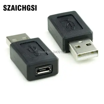 SZAICHGSI USB 2.0 Male to Micro USB Female Converter Connector Male to Female Adapter Classic Black color wholesale 100pcs
SZAICHGSI USB 2.0 Male to Micro USB Female Converter Connector Male to Female Adapter Classic Black color wholesale 100pcs