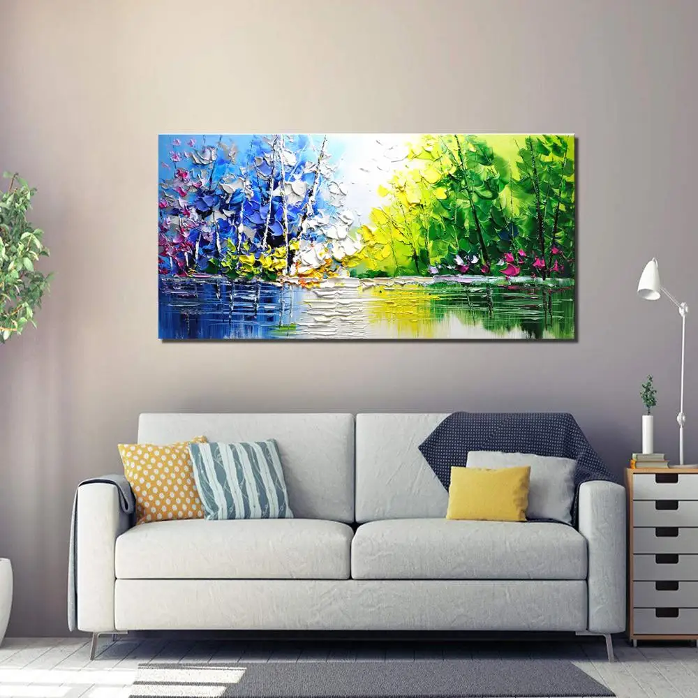 Modern Abstract Painting Hand-Painted Oil Painting Landscape Wall Artwork Landscape on Canvas Modern Living Room
Modern Abstract Painting Hand-Painted Oil Painting Landscape Wall Artwork Landscape on Canvas Modern Living Room