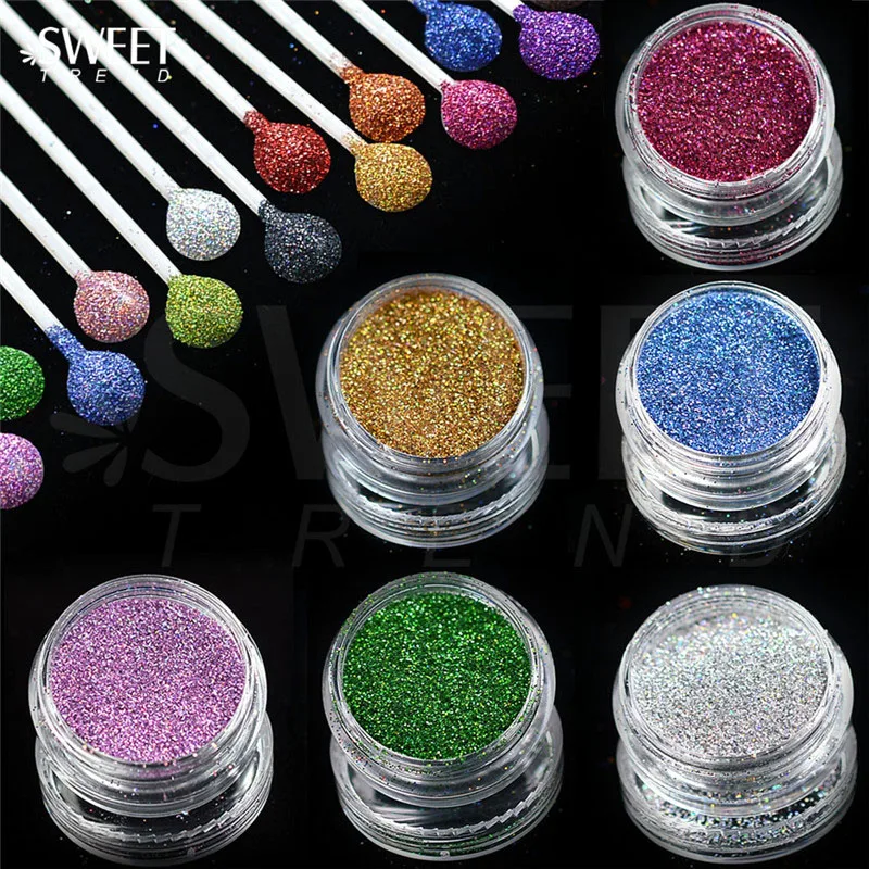 1 x Shinny Laser Holographic Nail Glitter Dust Powder for Nail Art DIY UV Gel Polish Nail Tips Decoration Glitter Crafts L01-16
1 x Shinny Laser Holographic Nail Glitter Dust Powder for Nail Art DIY UV Gel Polish Nail Tips Decoration Glitter Crafts L01-16