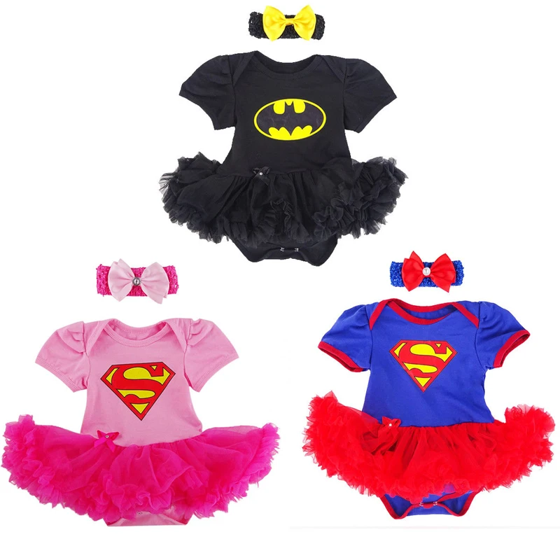 Baby Girl Superhero Tutu Dresses Headhand Short Sleeves Cotton Infant Costume Size 0-12 Months
Baby Girl Superhero Tutu Dresses Headhand Short Sleeves Cotton Infant Costume Size 0-12 Months
