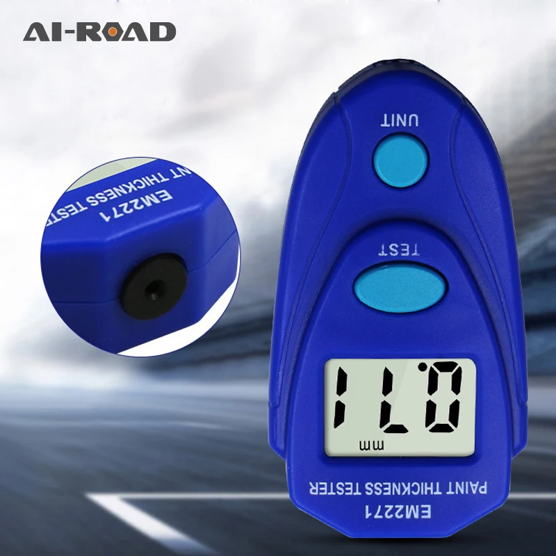 Digital Display Thickness Gauge Based Magnetic Plating Layer Paint Thickness Automotive Paint Film Coating Thickness Detector
Digital Display Thickness Gauge Based Magnetic Plating Layer Paint Thickness Automotive Paint Film Coating Thickness Detector