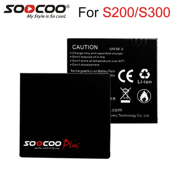 1Pcs Original SOOCOO Battery 1250mah 3.8V action camera battery For SOOCOO S200 S300 sport camera battery
1Pcs Original SOOCOO Battery 1250mah 3.8V action camera battery For SOOCOO S200 S300 sport camera battery