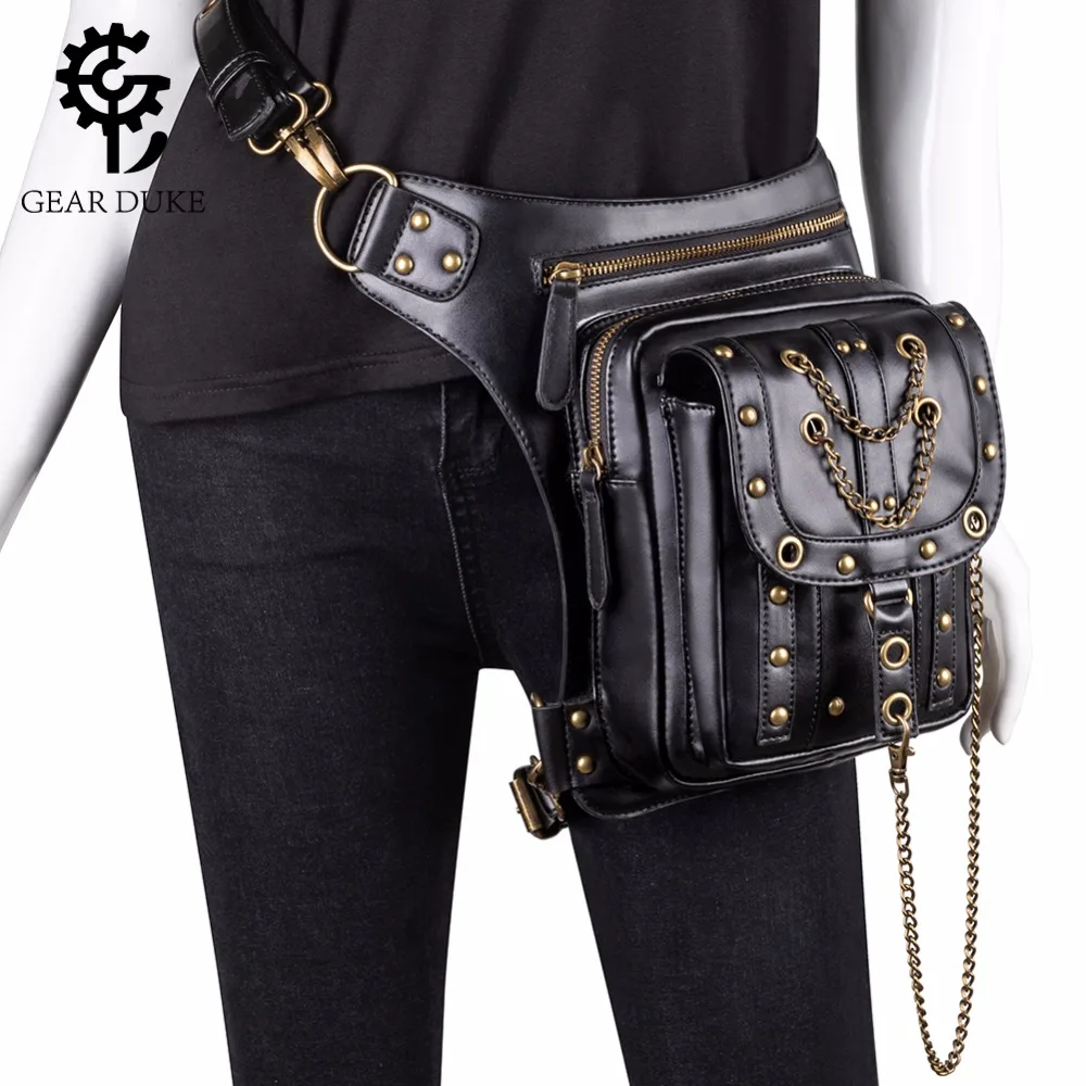 steampunk bag women Gothic Waist Leg Bag Men Shoulder Messenger Bags Retro PU Leather Motorcycle Crossbody Holster Bag Pouch
steampunk bag women Gothic Waist Leg Bag Men Shoulder Messenger Bags Retro PU Leather Motorcycle Crossbody Holster Bag Pouch