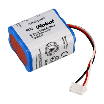 RU warehouse DC 7.2V 2500mAh Ni-MH Rechargeable Sweeper Battery For Mint 5200 5200C Braava 380t
RU warehouse DC 7.2V 2500mAh Ni-MH Rechargeable Sweeper Battery For Mint 5200 5200C Braava 380t