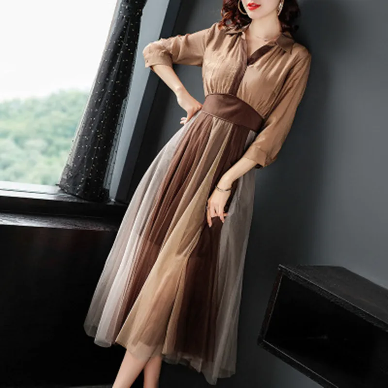 Spring Summer Dress Women Mesh Long Dress Sexy V Neck Dresses Elegant Vintage Clothes 2019 Vestidos De Fiesta FF008
Spring Summer Dress Women Mesh Long Dress Sexy V Neck Dresses Elegant Vintage Clothes 2019 Vestidos De Fiesta FF008
