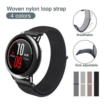 For AMAZFIT Huami Mi Youth Sports Watch Woven Nylon loop band Replacement Soft Wrist Strap For Huami Amazfit Smartwatch
For AMAZFIT Huami Mi Youth Sports Watch Woven Nylon loop band Replacement Soft Wrist Strap For Huami Amazfit Smartwatch