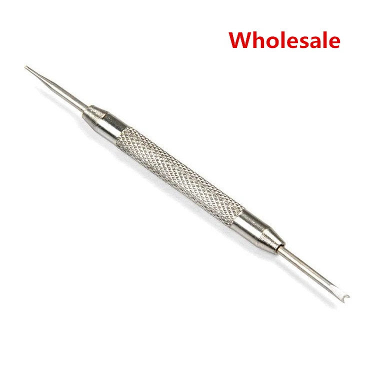 Wholesale 100pcs/500pcs/1000pcs Watch Repair Tool Dual Head Watch Band Opener Strap Replace Multifunctional Spring Bar Remover
Wholesale 100pcs/500pcs/1000pcs Watch Repair Tool Dual Head Watch Band Opener Strap Replace Multifunctional Spring Bar Remover