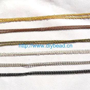 10 meter/lot DIY jewelry accessories,6 different Plated,2MM fine chain metal tassels earring department
10 meter/lot DIY jewelry accessories,6 different Plated,2MM fine chain metal tassels earring department