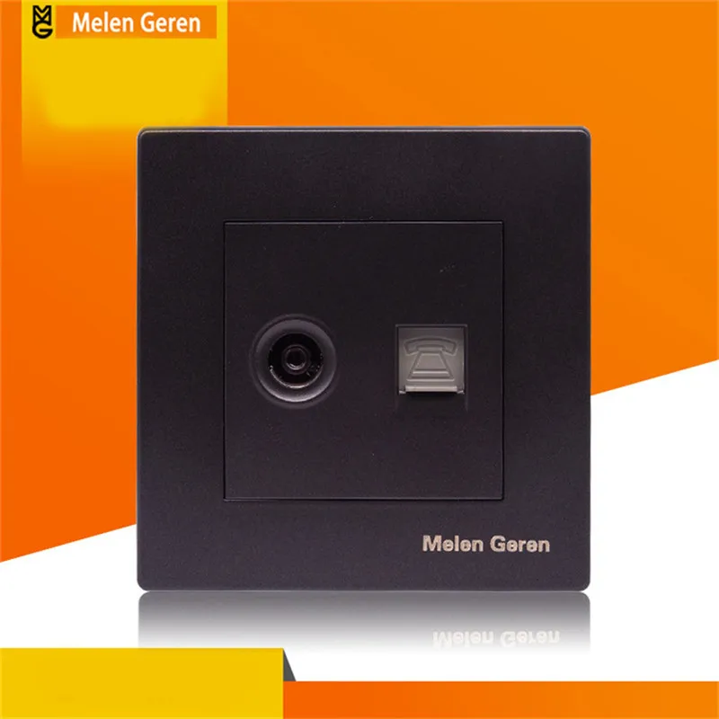 Wall Socket Power Socket for TV Computer Network Telephone Panel Plug Electric Outlet Plug Dual Port for Computer Telephone TV
Wall Socket Power Socket for TV Computer Network Telephone Panel Plug Electric Outlet Plug Dual Port for Computer Telephone TV