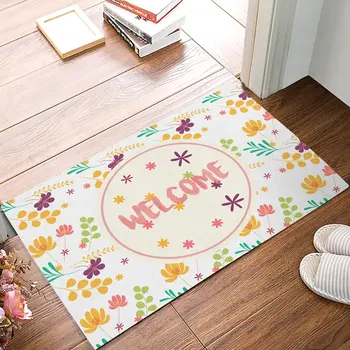 Welcome - Print On Colorful Flowers Leaves Wheat Plant Door Mats Kitchen Floor Bath Entrance Rug Mat Absorbent Indoor
Welcome - Print On Colorful Flowers Leaves Wheat Plant Door Mats Kitchen Floor Bath Entrance Rug Mat Absorbent Indoor