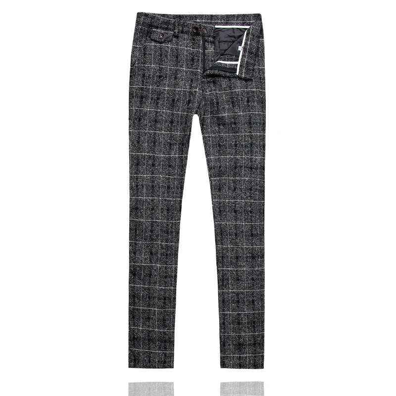 Mens Plaid Suit Pants Slim Design Men Dress Pant 2019 New Fashion Black Men Trousers Asia Size S M L XL XXL XXXL 4XL 5XL
Mens Plaid Suit Pants Slim Design Men Dress Pant 2019 New Fashion Black Men Trousers Asia Size S M L XL XXL XXXL 4XL 5XL