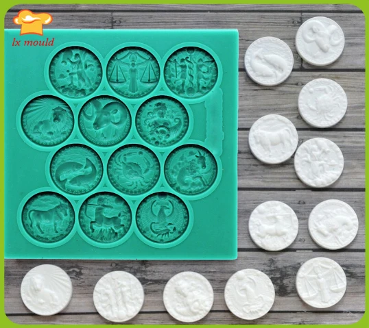 LXYY Mould 12 constellations of thin handmade chocolate mold candy mold Fondant Mold
LXYY Mould 12 constellations of thin handmade chocolate mold candy mold Fondant Mold