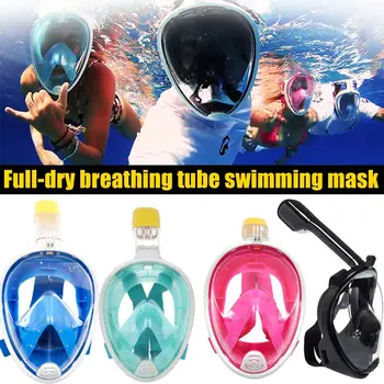 Scuba Diving Mask Full Face Snorkeling Mask Underwater Anti Fog Snorkeling Diving Mask for Swimming Equipment
Scuba Diving Mask Full Face Snorkeling Mask Underwater Anti Fog Snorkeling Diving Mask for Swimming Equipment