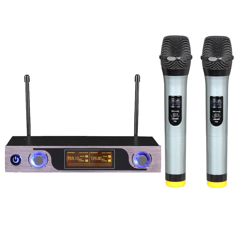 UHF Wireless Microphone with LED Display MU-589 for Speaker Studio Recording TV Box Audio Mixer DVD Player School Teaching
UHF Wireless Microphone with LED Display MU-589 for Speaker Studio Recording TV Box Audio Mixer DVD Player School Teaching