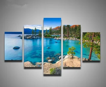 Quality Decorative Art Photos For Room Walls No Frame 5 Piece Set Painting Lake Tahoe Sunset Sand Harbor Beach Canvas Pictures
Quality Decorative Art Photos For Room Walls No Frame 5 Piece Set Painting Lake Tahoe Sunset Sand Harbor Beach Canvas Pictures