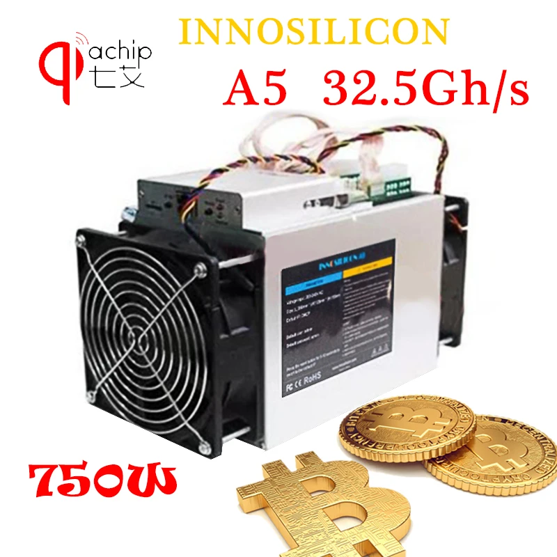 QIACHIP Innosilicon A5 DashMasterv 32.5Gh/s ASIC chip 750W mining machine Without PSU power supply
QIACHIP Innosilicon A5 DashMasterv 32.5Gh/s ASIC chip 750W mining machine Without PSU power supply