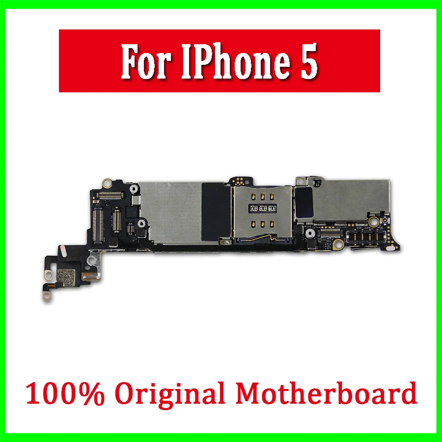 

Motherboard for iphone 5 without Touch ID Original unlocked Mainboard for iphone 5 Logic Boards 16GB 32GB 64GB