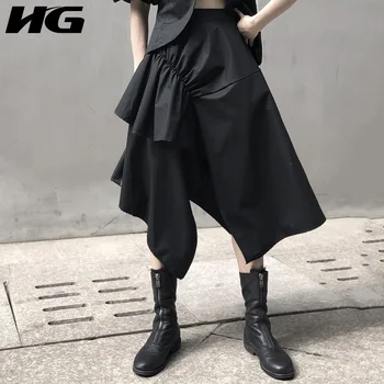 HG Fishtail Skirt Women Black Irregular Pleated Streetwear Leisure Fashion Joker 2019 New Summer Skirt Ladies ZYQ1311
HG Fishtail Skirt Women Black Irregular Pleated Streetwear Leisure Fashion Joker 2019 New Summer Skirt Ladies ZYQ1311