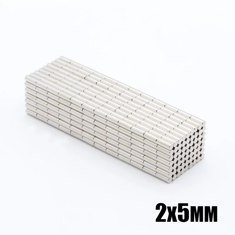 500pcs 2x5 mm Strong Neodymium Magnet N35 NdFeB Diametrically High Temp Small Round Magnetic Fridge Magnets 2mm x 5mm DIY Craft
500pcs 2x5 mm Strong Neodymium Magnet N35 NdFeB Diametrically High Temp Small Round Magnetic Fridge Magnets 2mm x 5mm DIY Craft