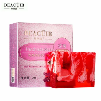 Pure Natural Rose Essential Oil Rose Petals Whitening Handmade Soap Skin Moisturizing Reduce Melanin Cleansing Bath Soap 100G
Pure Natural Rose Essential Oil Rose Petals Whitening Handmade Soap Skin Moisturizing Reduce Melanin Cleansing Bath Soap 100G