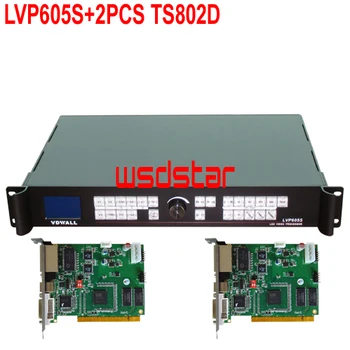 VDWALL LVP605S LED Video Processor with 2pcs LED sending card TS802D inside New Style Work with RV907 RV907H RV901T Hot Sales
VDWALL LVP605S LED Video Processor with 2pcs LED sending card TS802D inside New Style Work with RV907 RV907H RV901T Hot Sales