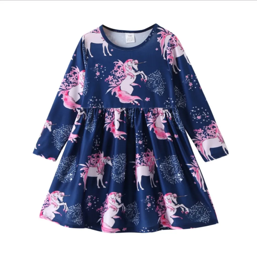 New 100% Cotton Baby Girls Dress Long Sleeve Spring Autumn Party Clothes Cartoon Unicorn Floral Tutu Princess Children's Dresses
New 100% Cotton Baby Girls Dress Long Sleeve Spring Autumn Party Clothes Cartoon Unicorn Floral Tutu Princess Children's Dresses