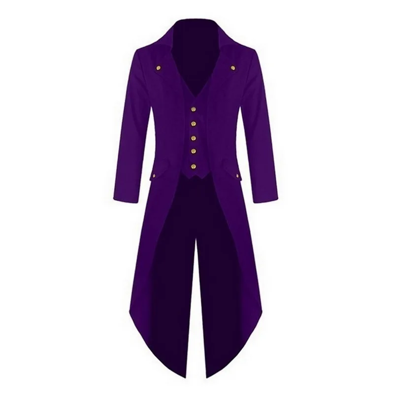 Laamei Men's Coat Jacket Solid Punk Retro Tuxedo Male Dress Suit 2019 New Autumn Winter Windbreaker Long Blazer Plus Size 4XL
Laamei Men's Coat Jacket Solid Punk Retro Tuxedo Male Dress Suit 2019 New Autumn Winter Windbreaker Long Blazer Plus Size 4XL
