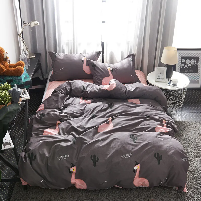 Modern style bedding sets Coffee Pink duck print 100% Cotton twin Queen King size duvet cover bed sheet pillowcases bedclothes
Modern style bedding sets Coffee Pink duck print 100% Cotton twin Queen King size duvet cover bed sheet pillowcases bedclothes
