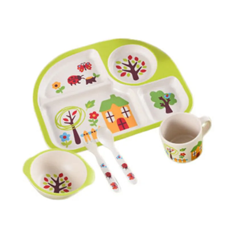 Newborn Bamboo Fiber Tableware Set Kid Feeding Plate Sets With Bowl Cup Spoon Fork Toddler High Quality Cute Cartoon Dinnerware
Newborn Bamboo Fiber Tableware Set Kid Feeding Plate Sets With Bowl Cup Spoon Fork Toddler High Quality Cute Cartoon Dinnerware
